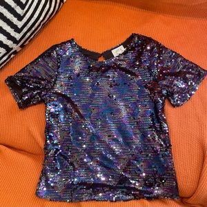 Sparkly Purple Goodness Lili Sidonio Top